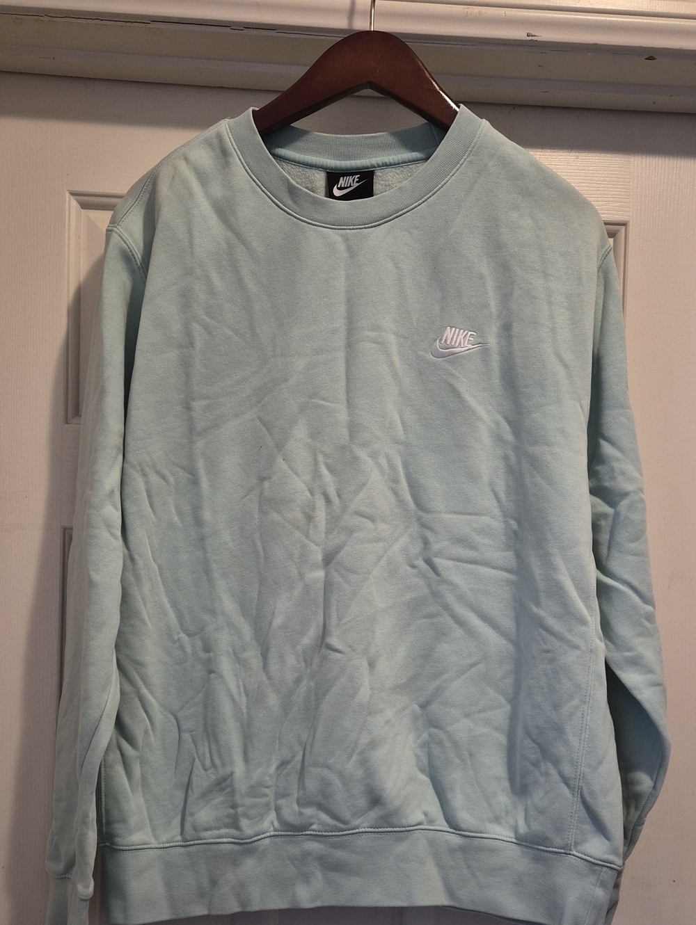 Nike Men's Crewneck Sweatshirt - Pale Blue